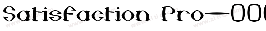 Satisfaction Pro字体转换
